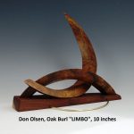 Don Olsen, Oak Burl LIMBO, 10 inches 02.2019