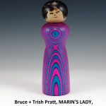 Bruce + Trish Pratt, MARIN'S LADY, Spectra Ply + Maple, 9.5x3 inches